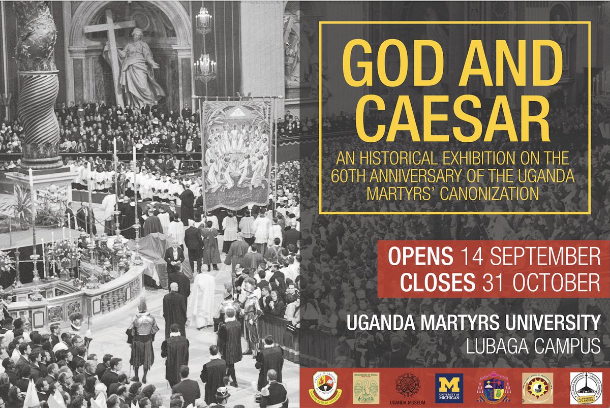 Derek R Peterson (@unseen_archive) on Twitter photo <a href="/VaticanNews/">Vatican News</a> <a href="/DavidTshimba/">david n. tshimba</a> <a href="/umunkozi/">Uganda Martyrs University</a> 2/2
The exhibition is open until the end of this month at UMU's Lubaga campus, just downhill from the cathedral. Do visit if you are in Kampala! <a href="/VaticanNews/">Vatican News</a> <a href="/DavidTshimba/">david n. tshimba</a> <a href="/umunkozi/">Uganda Martyrs University</a> 2/2
The exhibition is open until the end of this month at UMU's Lubaga campus, just downhill from the cathedral. Do visit if you are in Kampala!