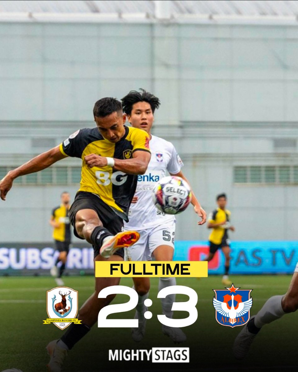 BG Tampines beaten by Albirex                   #BGTR #bgtampinesrovers #mightystags #SPL