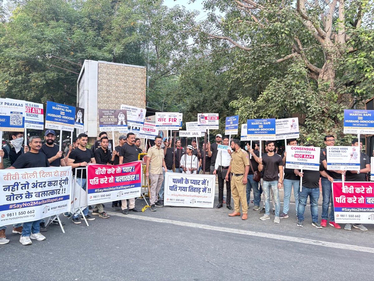 Thank you ⁦<a href="/NyayPrayaas/">NYAY PRAYAAS FOUNDATION</a>⁩ for creating the awareness about potential misuse of #MaritalRape law. This bad law has the potential to destroy Indian families!!!

#NyayPrayaas4Men
#SayNo2MaritalRapeLaw
#StopMaritalRapeLaw
#BoycottMaritalRapeLaw