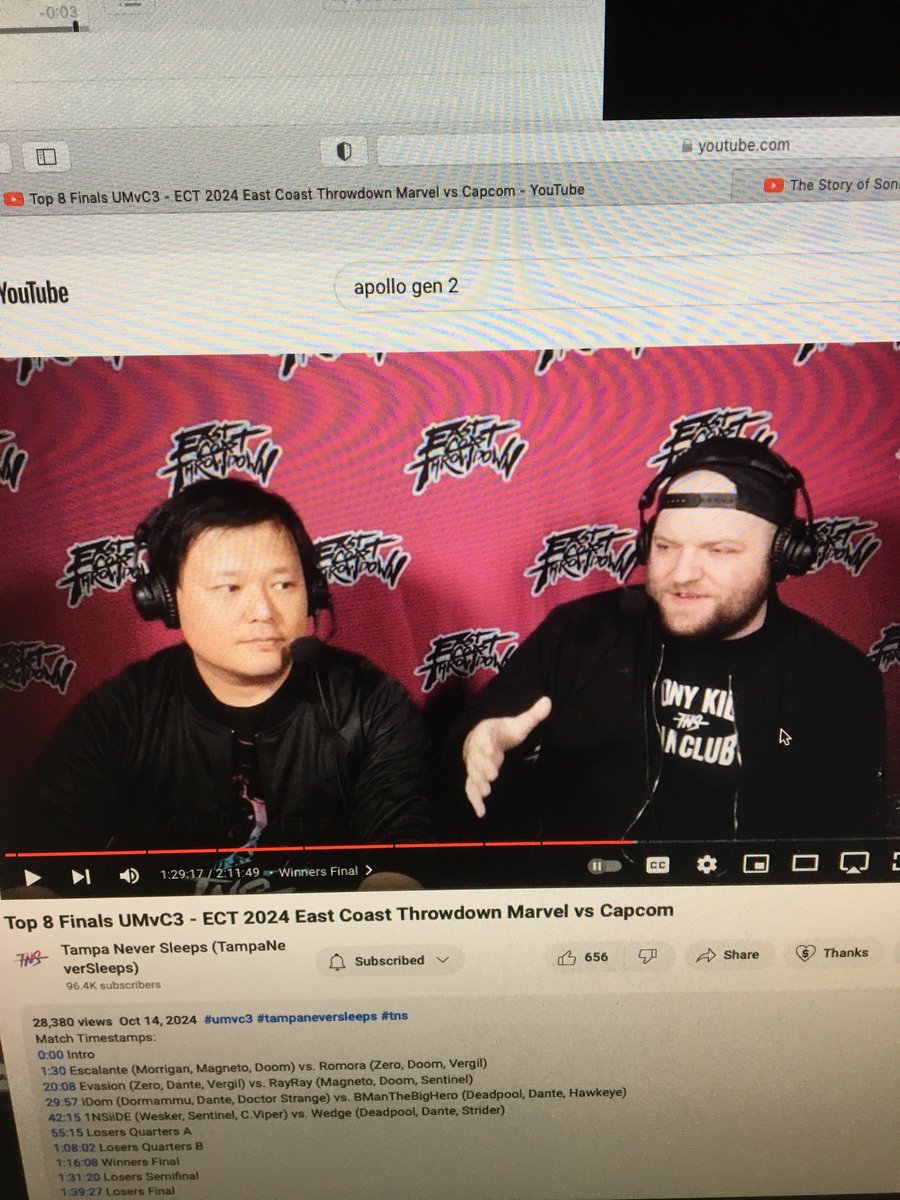 TonyKila's tweet photo. Just watching some umvc3 on yt and bump into @ProXYTCG the goat wearing my fav shirt🤣 appreciate you man https://t.co/5TWcgEl56k