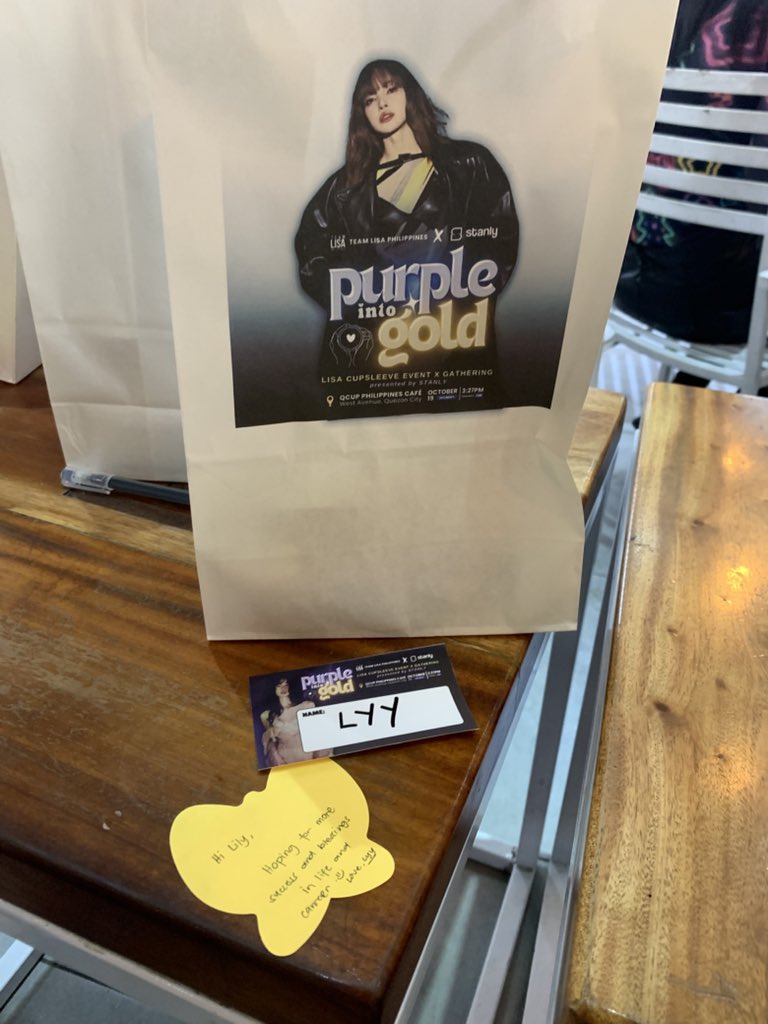 lyylisaa's tweet photo. Thank you @TeamLisaPH for this event. I finally got to see Lali in person. She's so cute. 💛
 
TEAM LISA PH x STANLY
#PurpleIntoGoldCSE https://t.co/brbCt1BlCg