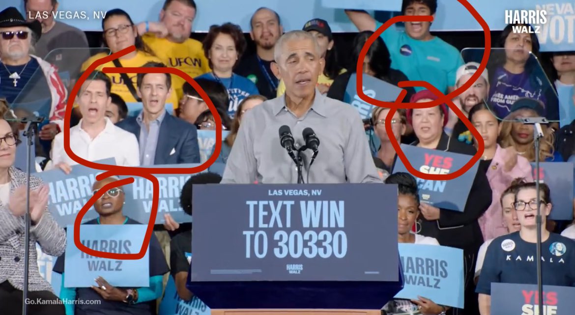 alloctagon's tweet photo. I wonder how long it took the democrats to find a person of every minority group to put in this camera shot https://t.co/NwLypyrZCR