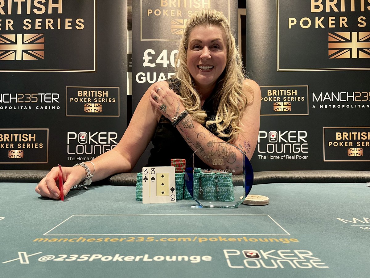 235PokerLounge's tweet photo. BPS 235 ONE-DAY-20K Winner!
Very well played Caroline.
#wpae https://t.co/Pie4vafswS