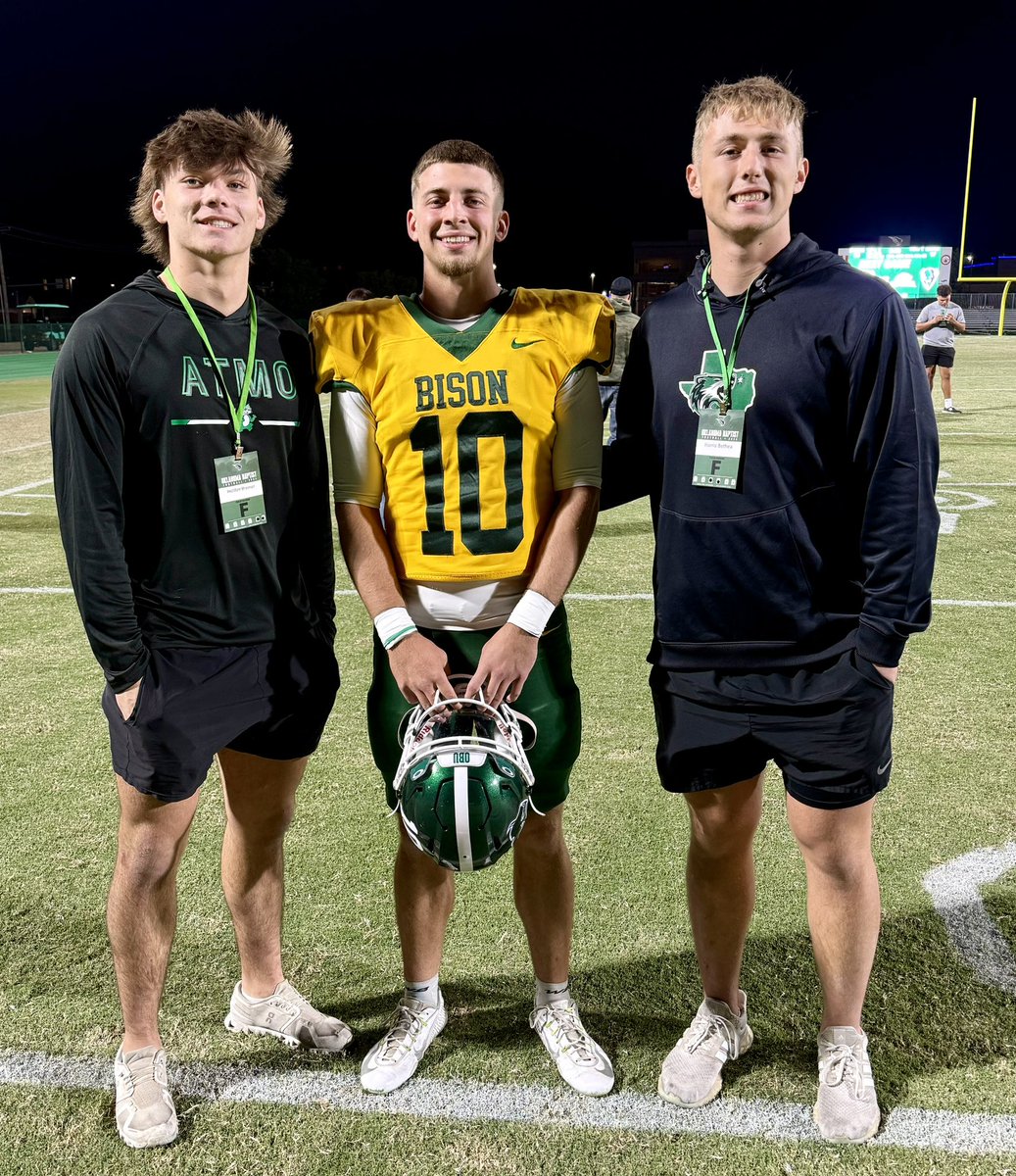 harris_bethea's tweet photo. Had a great night at OBU!!!! @CoachRoberts760 @Taggart_Brown @Zach2Blevins @KodiCrane @dtbrown37 @CoachSimpson43 @coachsand_oval @JasonThomason1 @holden_bremer https://t.co/PEsV4STxkL