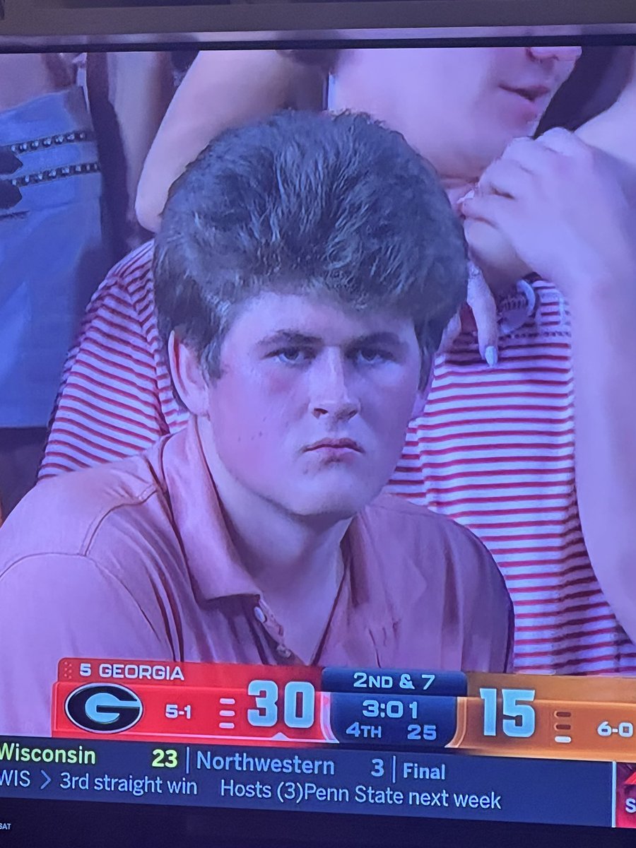 ScotchNRox's tweet image. He’ll be cryin’ himself to sleep on his hyuooooge pillah!

#TexasGeorgia #LonghornsFootball #UGAvsTEX #texas #GoDawgs #HookEm