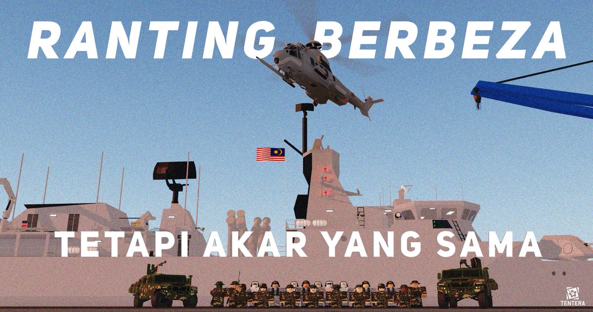 "Ranting berbeza, Tetapi Akar yang sama."   

On October 19th, the <a href="/MYSverse_TU/">Tentera Udara MYSverse</a> deployed the 10th Squadron, 402 Squadron, and the Mysverse Navy deployed the KD Lekiu, collaborating in a coordinated joint patrol operation.