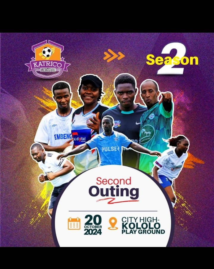 Katricoleague23's tweet photo. Ladies and Gentlemen
The wait is no more
Come thru and have fitness with fun
#KatricoLeagueSeason2
#2ndOuting@CityHighKololo💪💪💪💪💪 https://t.co/wiMMCvQW2j