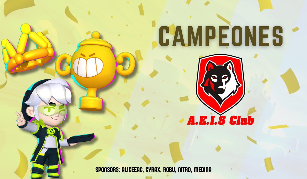 #BrawlStars | ¡CAMPEONES!

Por TERCERA vez en la historia, <a href="/AeisClub_BS/">AEIS CLUB</a> se corona campeón de la liga nacional.

Extiende su récord como el máximo ganador de la competencia. 

¡Felicidades <a href="/AeisClub_BS/">AEIS CLUB</a>! 🇭🇳

#LigaCatracha 🇭🇳💙