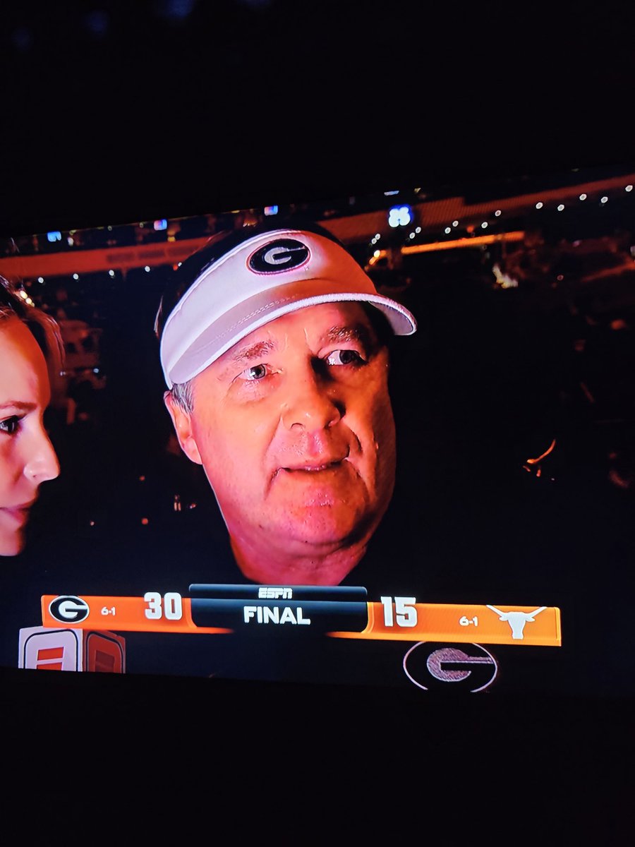 jamietbeasley's tweet photo. That's my Coach @KirbySmartUGA 

#ESPN doubted us...They tried to steal the game. Tell him Coach!!

#DGD #GoDawgs #UGAvsUT https://t.co/6h1MGqISir