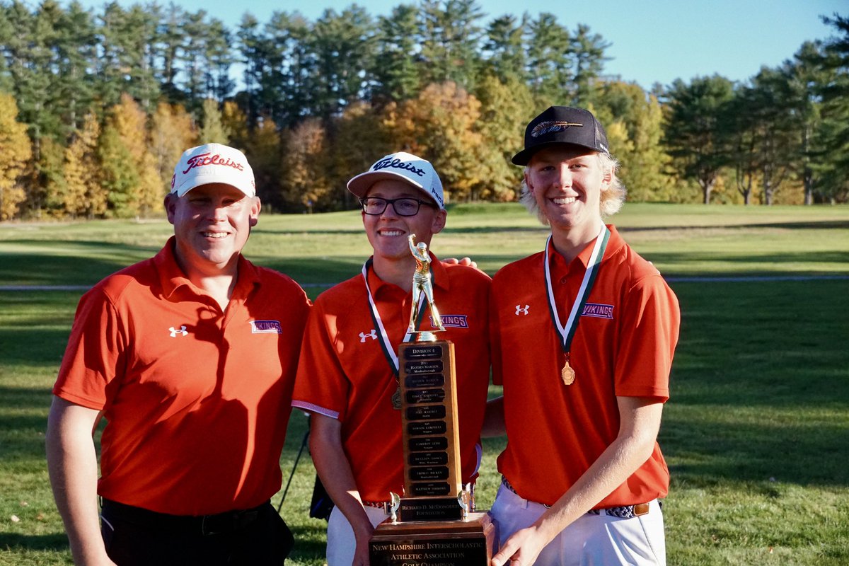 Congrats to Josiah Hakala for winning the 2024 Div 4 state golf individual championship for the 4 year in a row with a NHIAA record 10 under par.  
Congrats to Brody Shaw for finishing 4th.
<a href="/NHIAA_LOA/">NHIAA</a> <a href="/MikeCroninWMUR/">Mike Cronin Jr.</a> <a href="/WMURsports/">WMUR Sports</a> <a href="/LedgerTrans/">Monadnock Ledger-Transcript</a> @BenConant603