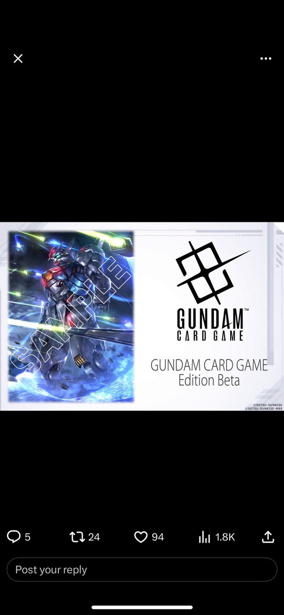 Day 9 of posting <a href="/GUNDAM_GCG_ENG/">GUNDAM CARD GAME English Version</a> please send me an invite to the world premiere!! These cards are 🔥🔥🔥🔥🔥🔥

#GUNDAMCARDGAME #GCG #bandai