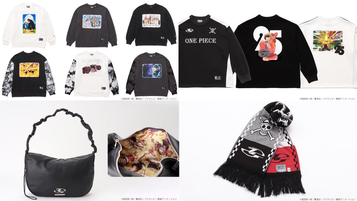 Here's a look at the One Piece x tk.TAKEO KIKUCHI 25th anime