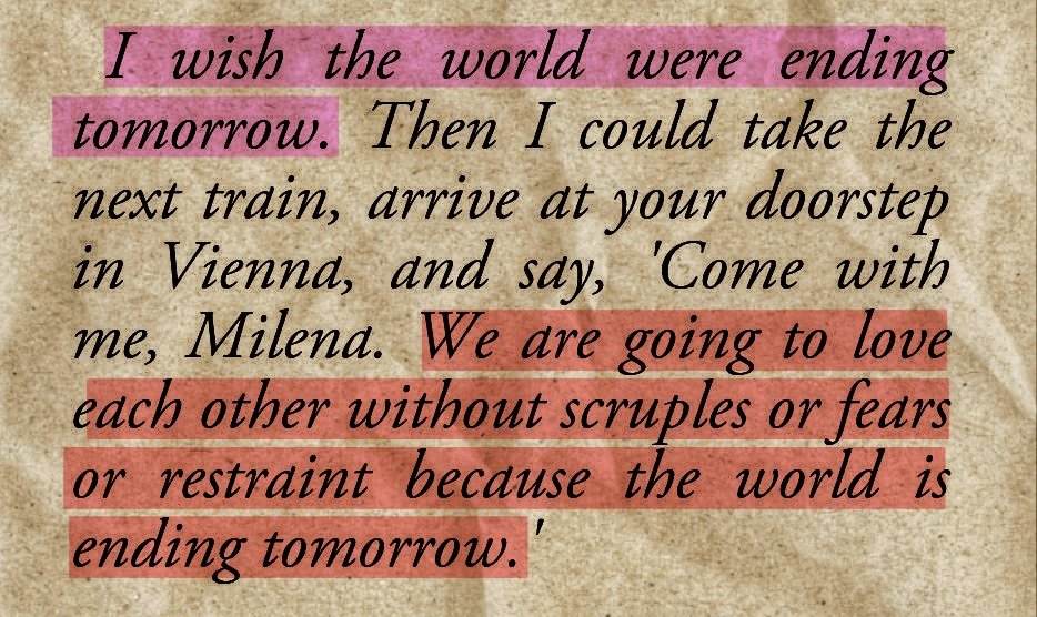lovedropx's tweet photo. — Franz Kafka, Letters to Milena https://t.co/XsS9rzccSi