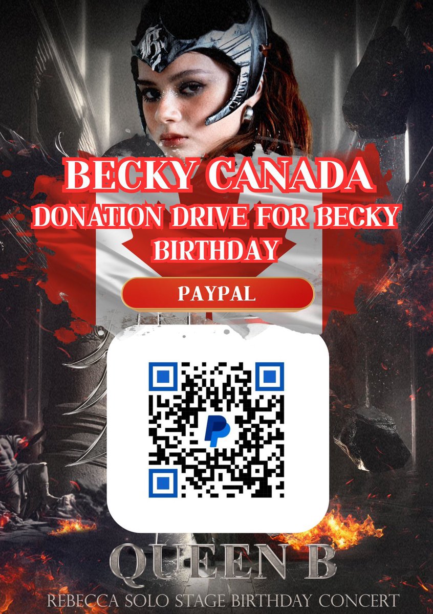 Join Becky Canada in Celebrating the QUEEN B’s Birthday 🎂🍁🇨🇦

As all of you know Becky’s birthday is fast approaching and we need your help to make our birthday project a reality 🥳

We’ll share our concept soon 🤭 stay tuned… topping last year’s 🫣
Let’s make this a special
