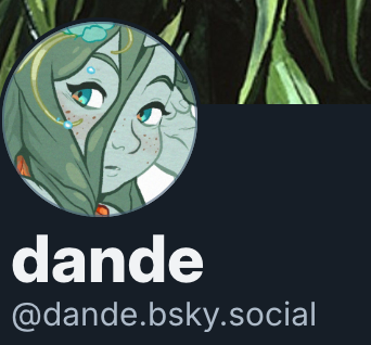 under bluer skies, I go by a different name.... just "dande", iykyk