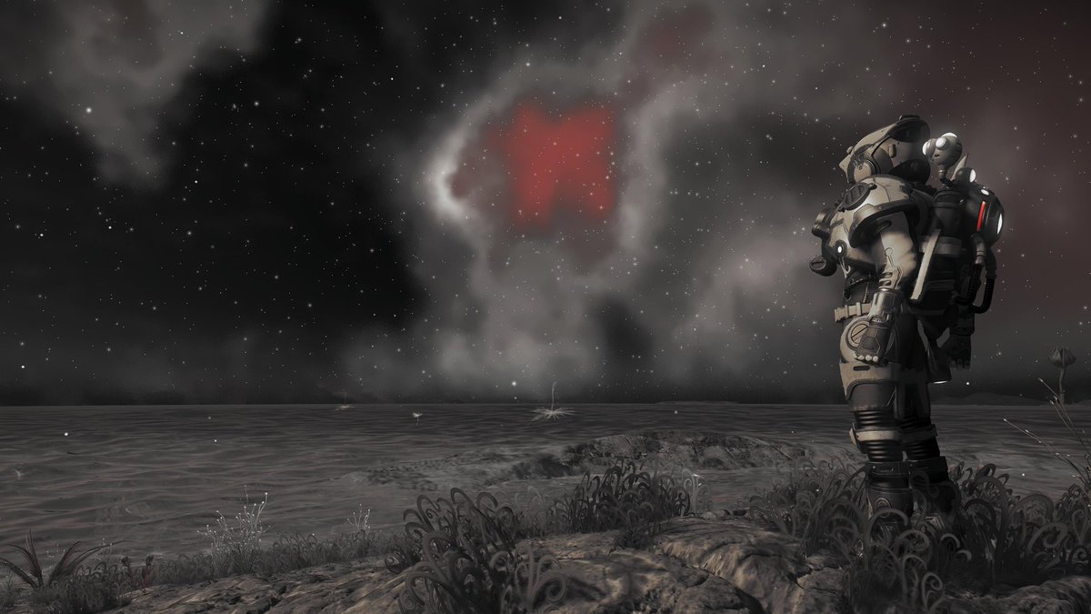 Grayscale world
<a href="/NoMansSky/">Sean Murray</a> 
#NoMansSky