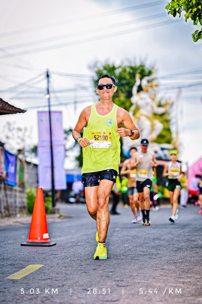 Meski sekarang pace-nya ga kayak ratusan tahun silam, tapi klo ikut race harus tetap GEBYAAARRR 😌👊🔥🔥🔥

#maybankmarathon2024