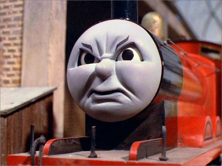 GaryUnCarter's tweet image. Aaron Boone told me Giancarlo Stanton looks like James the tank engine on grumpy day