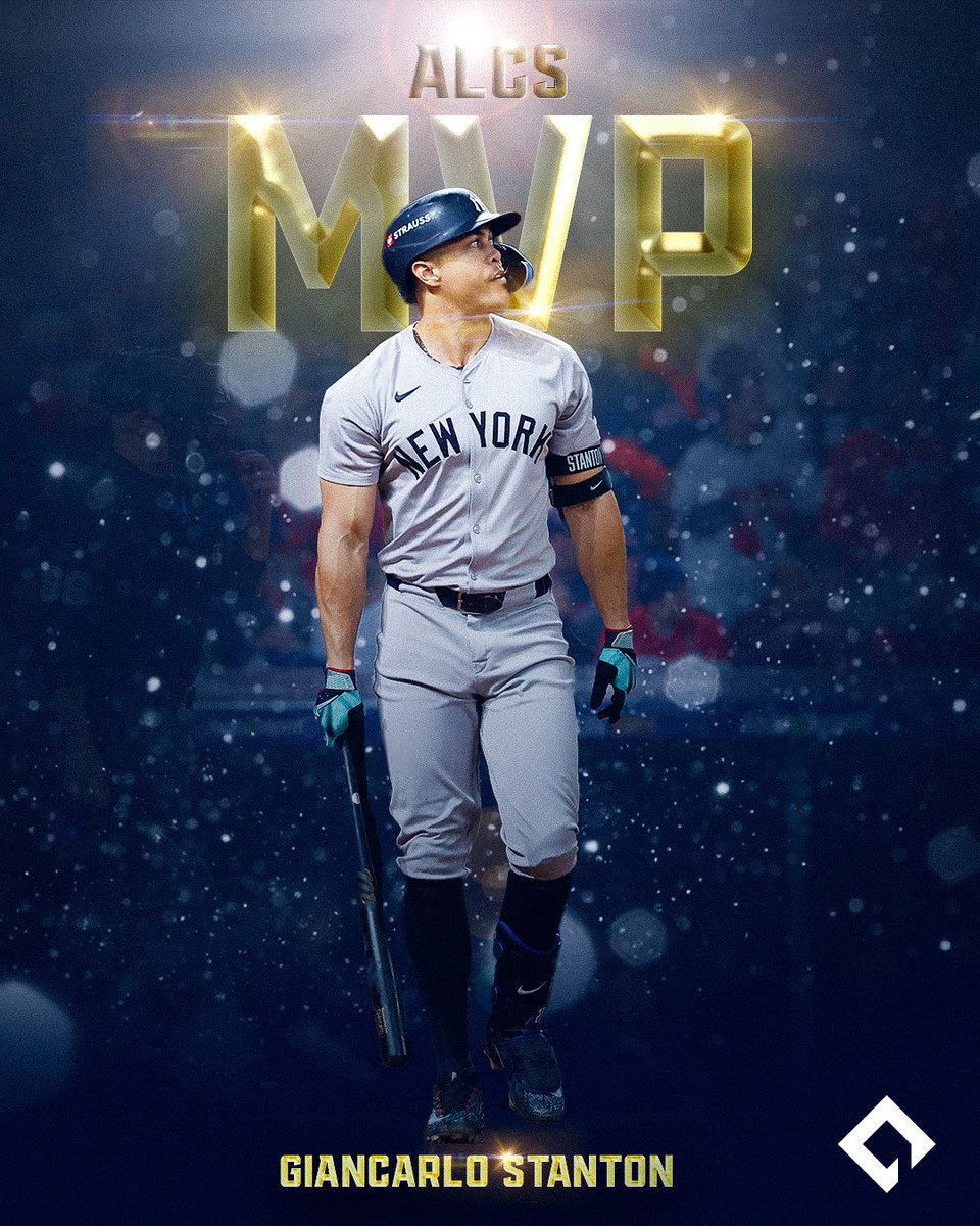 MLBPA (@mlbpa) on Twitter photo Congratulations to #ALCS #MVP, Giancarlo Stanton! <a href="/Giancarlo818/">Giancarlo Stanton</a>
<a href="/Yankees/">New York Yankees</a> Congratulations to #ALCS #MVP, Giancarlo Stanton! <a href="/Giancarlo818/">Giancarlo Stanton</a>
<a href="/Yankees/">New York Yankees</a>