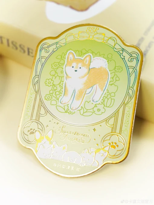 可愛いカードが中国で発売されます 心之犬典藏卡-甜梦茶会 発売: 卡盟文创官方 官方小红书店铺可以买咯! ※日本からの購入方法はわかりません