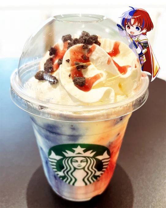 神竜様カラーのフラペ飲んできました 