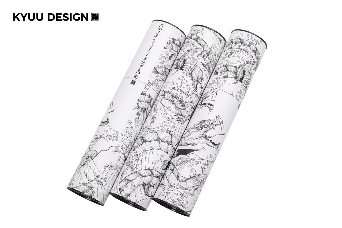 KYUU DESIGN「大蛇退治」 490x420mm 4mm SlimFlex Base Unique Subtle