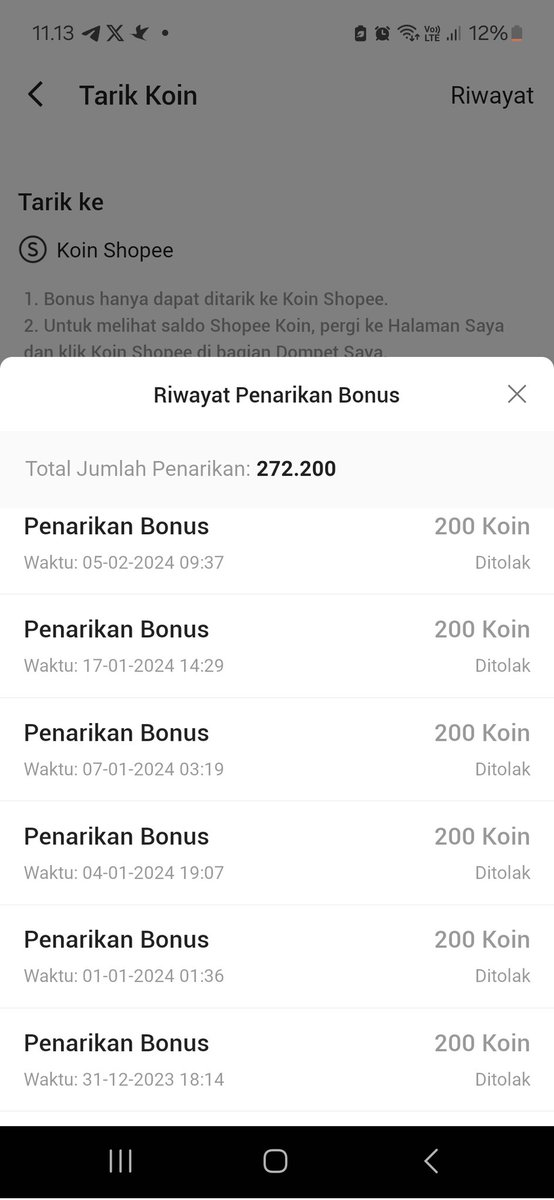 leelieya_'s tweet photo. @wulandarimana24 @i_m_mortal_ Aku dari tahun kemarin jg ditolak mulu kak.. sama pernah nanya cs jg gk ada kasi solusi.. https://t.co/xZsLmvfolO