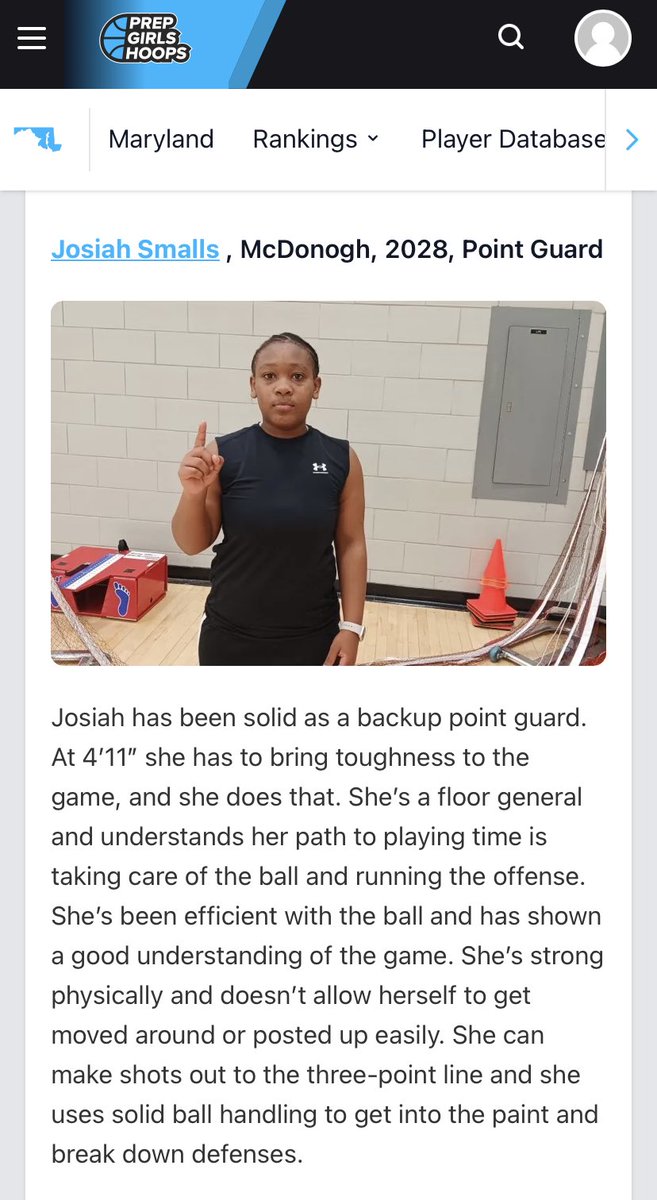 Josiah Smalls π (@josiahsmalls1) on Twitter photo Thank you β¦<a href="/PGHMaryland/">Prep Girls Hoops Maryland/DC</a>β© for your recognition. Greatly appreciated & Humbledβ¦.. π Thank you β¦<a href="/PGHMaryland/">Prep Girls Hoops Maryland/DC</a>β© for your recognition. Greatly appreciated & Humbledβ¦.. π