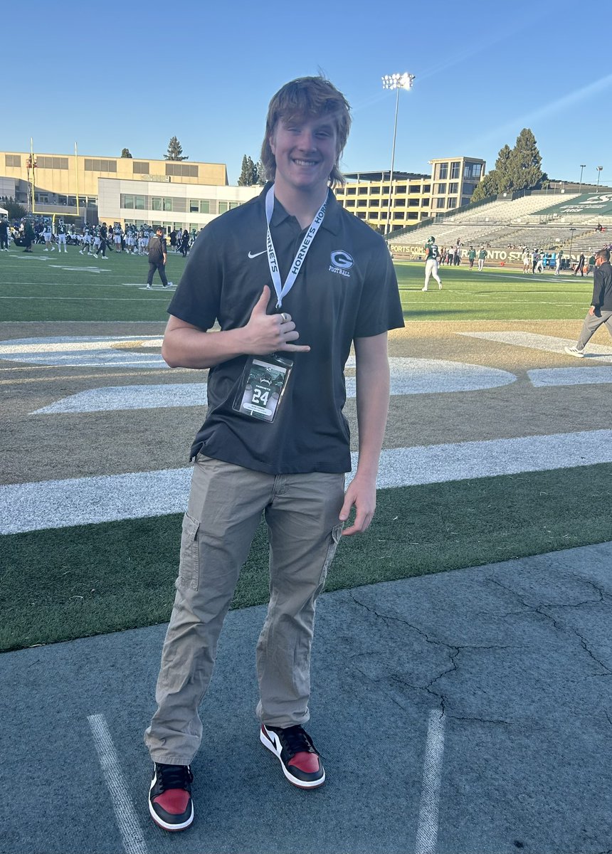 Great recruiting visit at Sacramento State. Go Hornets! 
<a href="/CoachAThompson/">Andy Thompson</a>