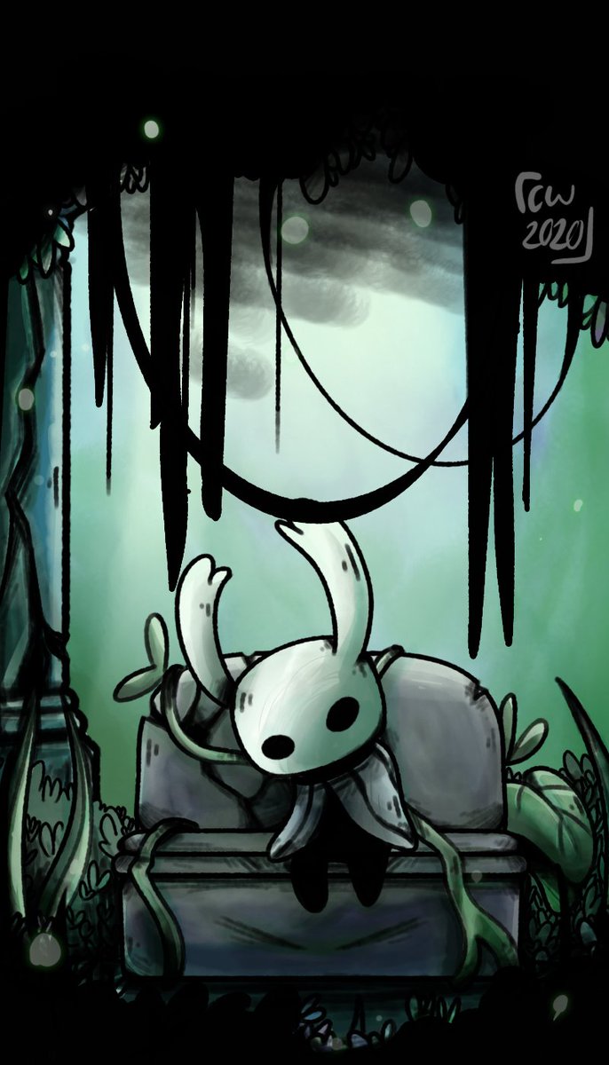 hollow knight redraw from 4 years ago :)