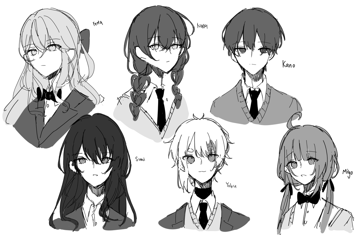 non_yobu's tweet photo. [WORK] I sang. did designs &amp; base colours, assisted with line and render &amp; also did animation for cb team fr's #KACBY2 entry !!!!🎭 

Also some concept sketches done for our lore/ interpretation! ⬇️
https://t.co/gM8LBkDugi
 
#歌ってみた #youtaiteworks #yobutaite #yobuart #yobumv https://t.co/WOXksKXwT0