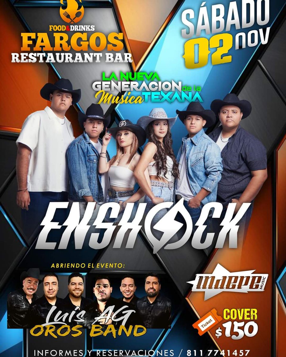andreasofia_ofi's tweet photo. Amigos de San Nicolas de los Garza, este 2 de Noviembre nos vemos en el #Fargos.
Somos #Enshock
Somos @IndepeMusic https://t.co/dtWSo9Kcx0