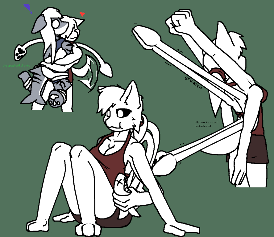 Weirdput's tweet photo. 3 squog drawings compressed into one image
(#changed #furryart) https://t.co/0JTungxCAJ