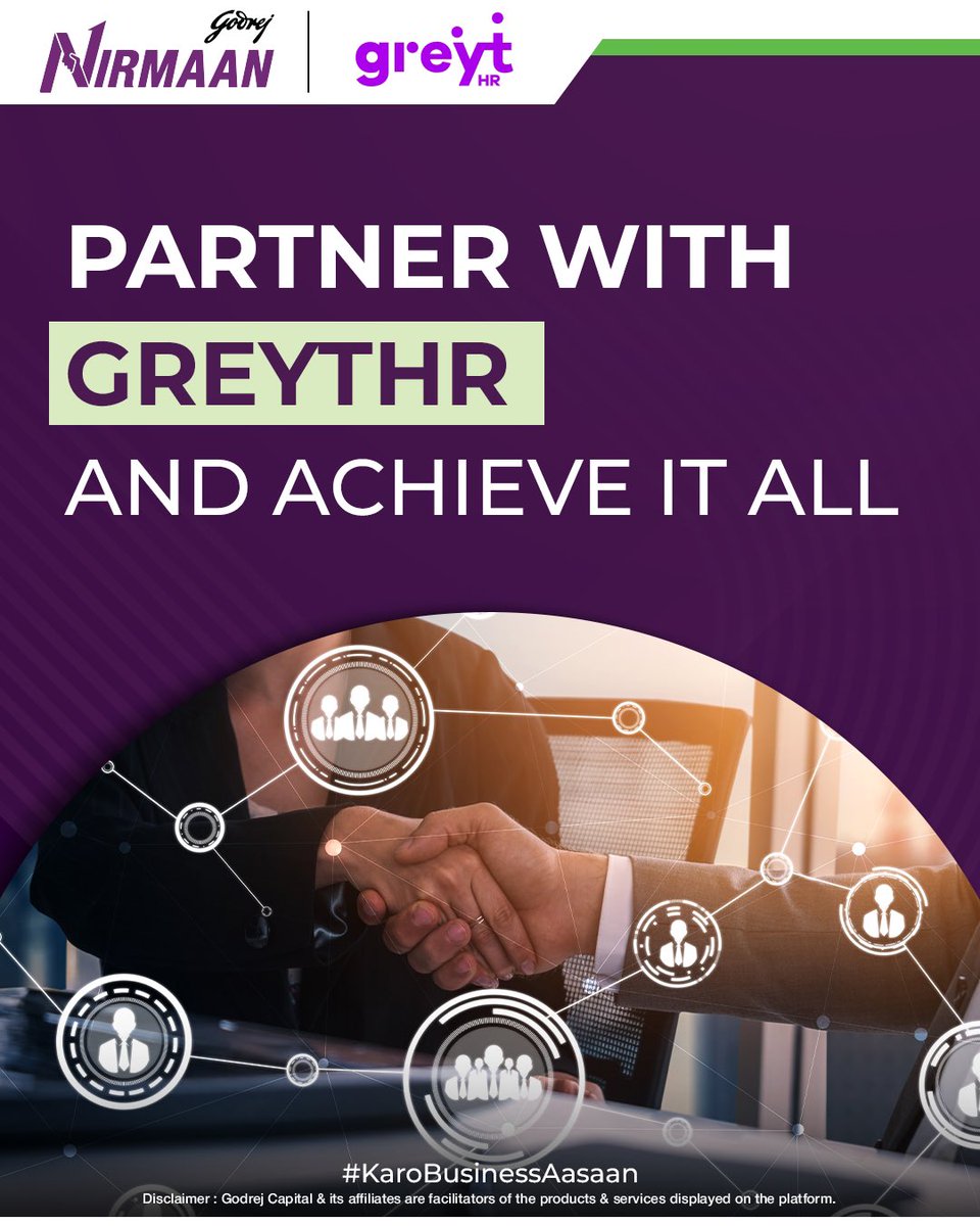 Nirmaan_GC's tweet photo. Kuch cheezein experts hi kar sakte hai. 
​
Get GreytHR to help find the best fit for your business and grow. 

#GodrejNirmaan #Nirmaan #KaroBusinessAasaan #Outsourcingservices #HumanResources #GreytHR https://t.co/qMQzXlnhHV