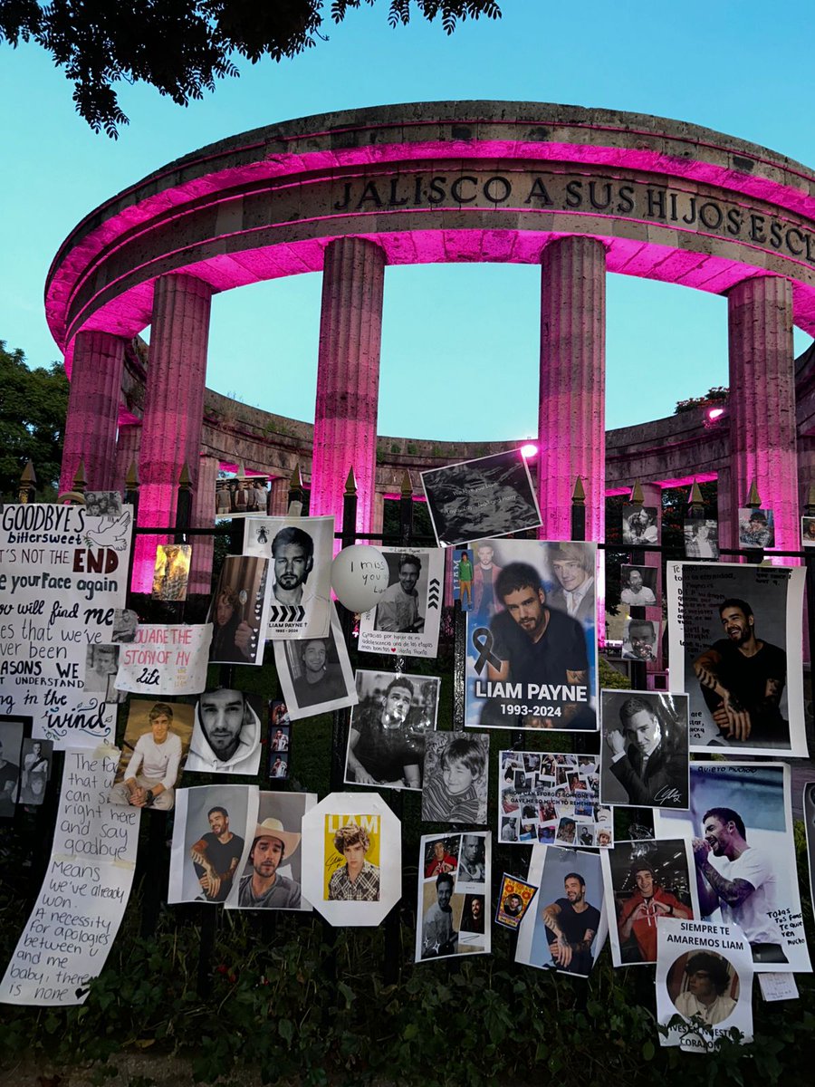 Estas fotos del homenaje de Liam en Guadalajara están hermosas, nunca subestimen el amor de fans 🤍