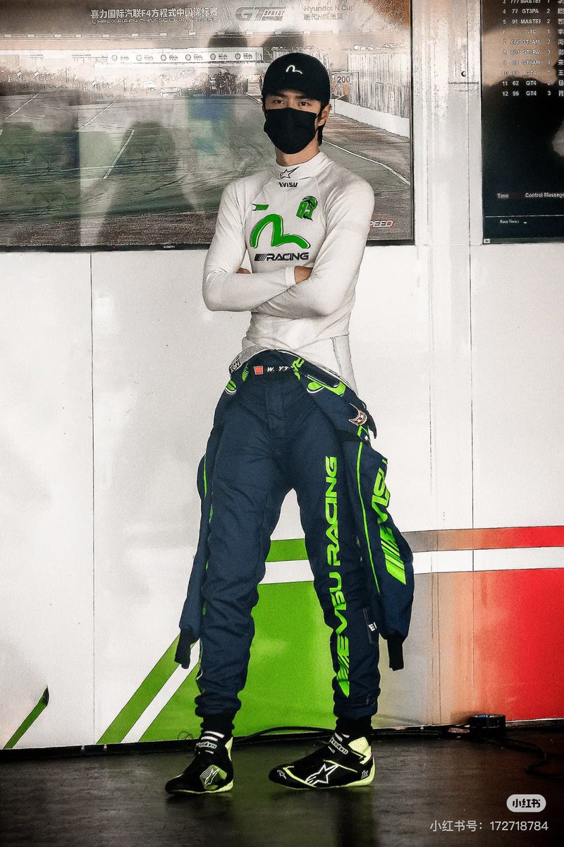 INPreorder's tweet photo. ร่วมส่งกำลังใจให้คุณนักแข่งกันอีกวันนะคะ 💚🏁

WANG YIBO IN THE GT FINALS
#YIBO85Race2 https://t.co/JIE9hjTDyO