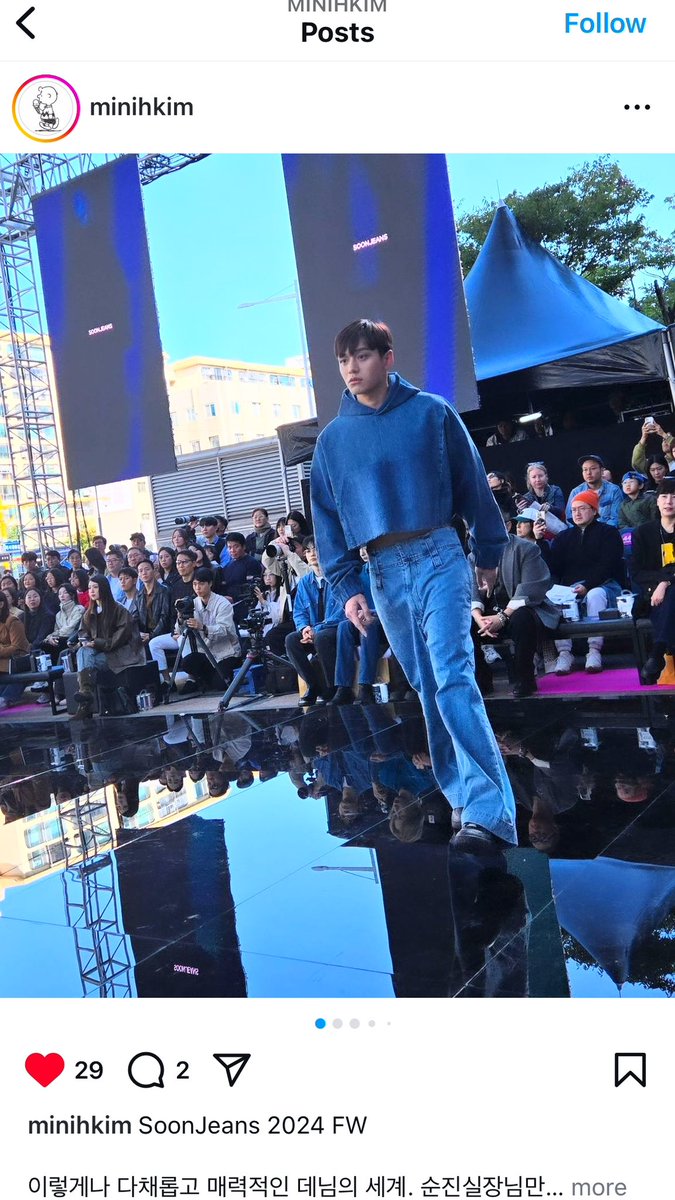 LUCAStation444's tweet photo. 20241020 旭熙相关 【minihkim】
SoonJeans 2024 FW

走秀照片一张

📷🔗 https://t.co/bLJJPcocwu https://t.co/AEWFqt3h6s