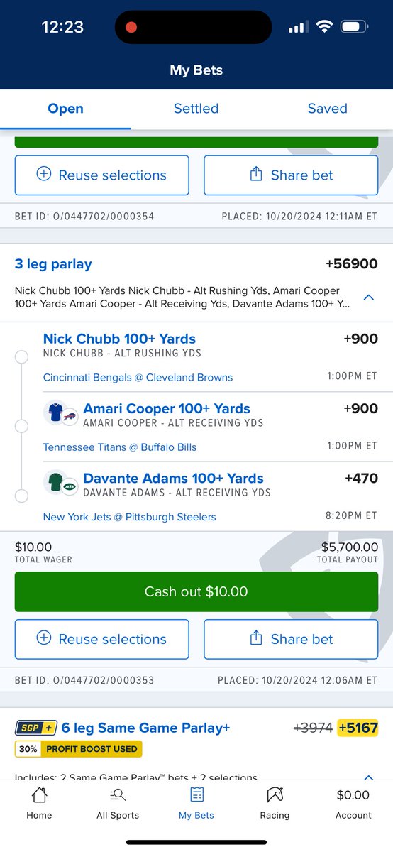 Chris_Sprinsky's tweet photo. @PardonMyTake @stoolpresidente @BarstoolBigCat @PFTCommenter @hen_ease you guys trying to trail maybe one of the dumbest bets I’ve never been so sure of. I may play it again. https://t.co/hTROL2c8Mo