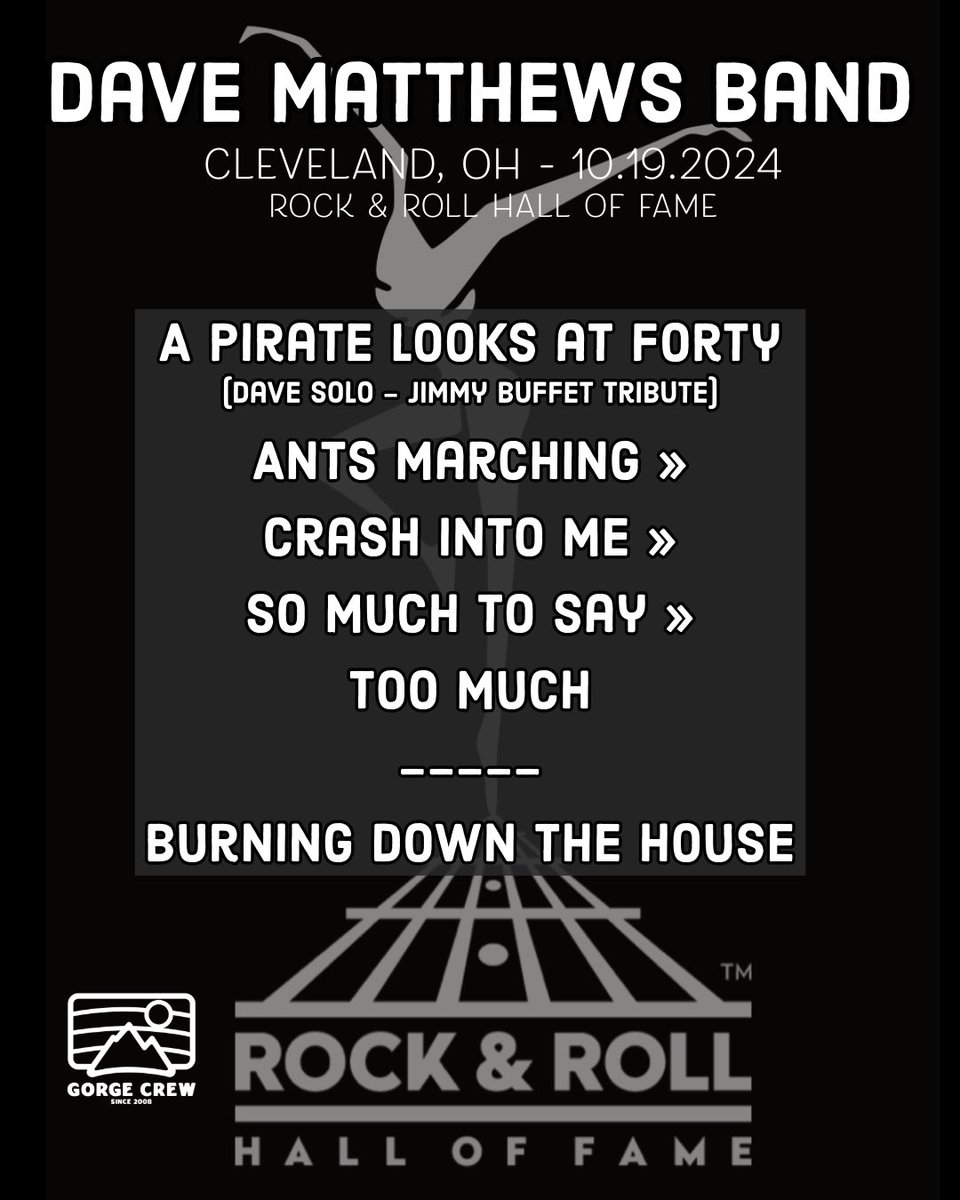 Hall Of Fame Night! 

#dmb #davematthewsband #davematthews #dmbgorgecrew #dmbgc #gorgecrew