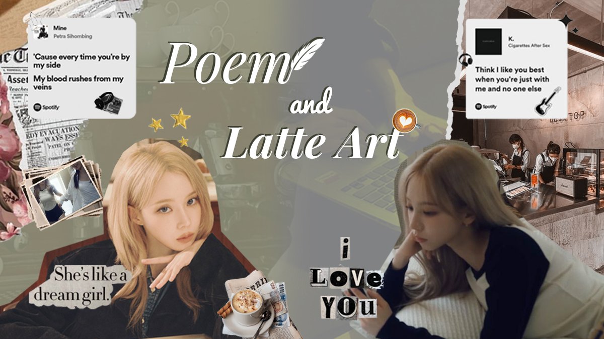 ; Poem And Latte Art 

winrina / jiminjeong short au

written by jacebluu