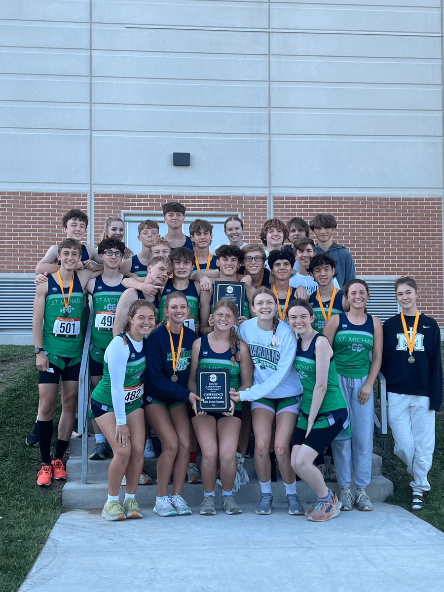 Great races from our Boys and Girls XC team this Saturday! Both teams had 1st place finishes at the Cross Roads Conference meet at SCA, making them Conference Champions!