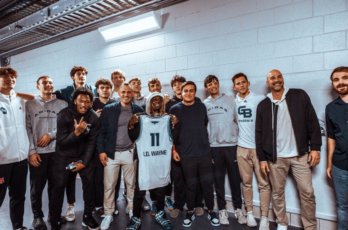 Thanks for the shoutout and the great show <a href="/LilTunechi/">Lil Wayne WEEZY F</a> - that jersey needs to be worn… see you at practice Monday fam!