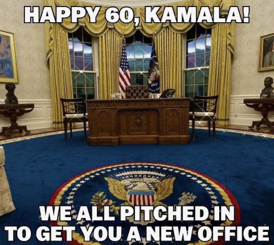 BigBlueWaveUSA's tweet photo. 🇺🇸 Happy Birthday Kamala Harris 🇺🇸
May you remain the joyful, patriotic warrior you've always been 💙
#HappyBirthday #KamalaHarris https://t.co/HiLiya9Km1