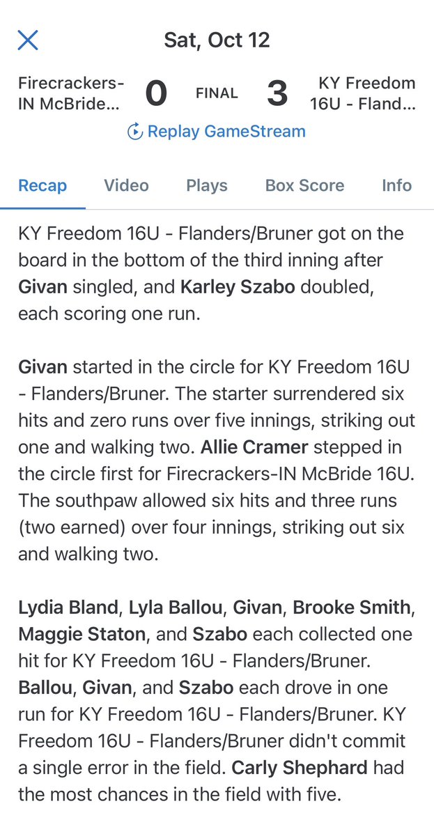 Nora Givan 2027 tweet media