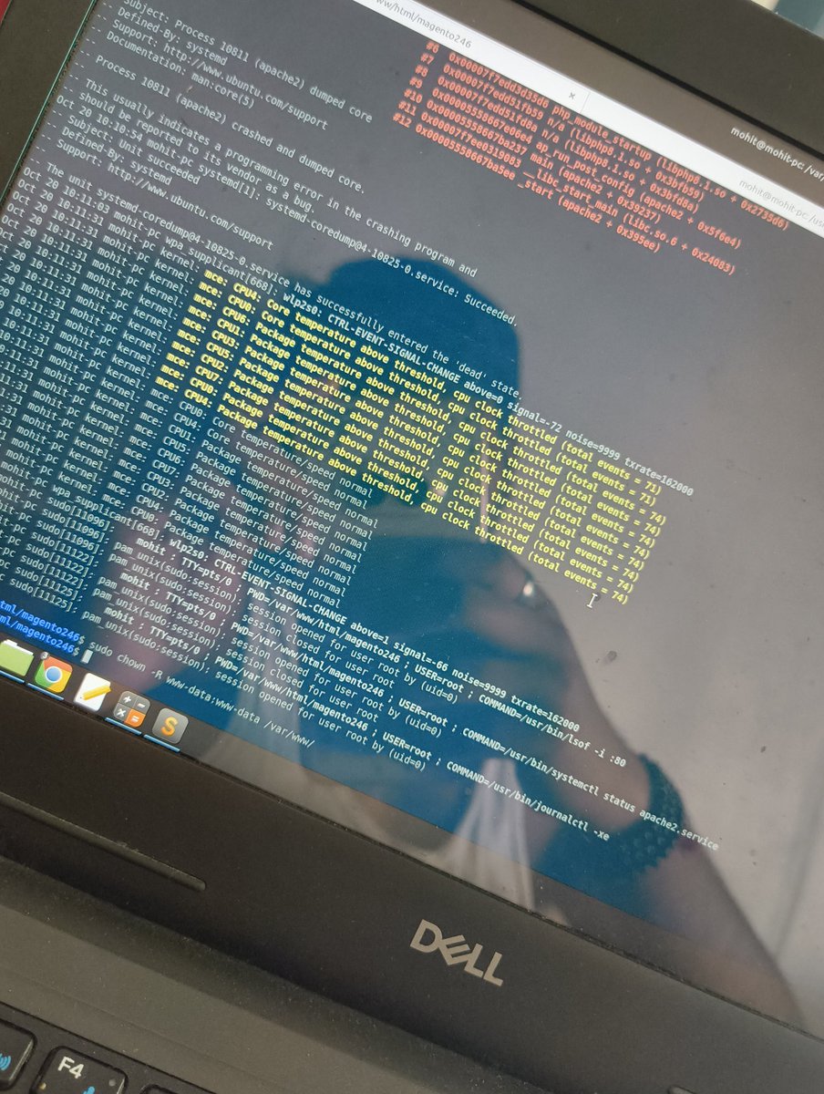 Sunday is not yet funday Apache got stuck 😅