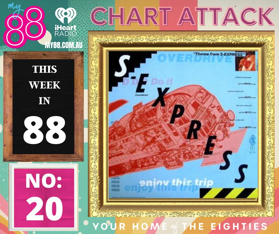 waynetunks's tweet image. #ChartAttack on @My88_FM: Aussie Top 20 from this week in 1988:
20: Theme from S Express #SExpress 
One of the most fun songs of 1988, it really is a catchy tune.
'Drop that ghetto blaster'