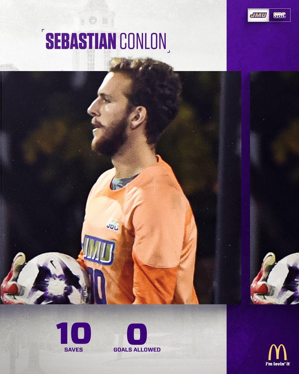 Sebby showed out last night!

✅ Career-high 10 saves
✅ First JMU keeper to record double-digit saves since 2013
✅ Second most saves in a match tallied in the Sun Belt this season

#GoDukes