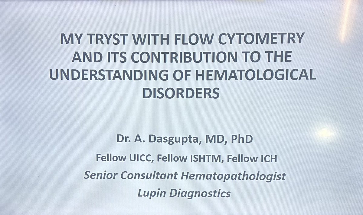 DrAnilHandoo's tweet image. ⁦@CytometryIndia⁩ TCS ORATION 2024 bestowed on the veteran flow cytometrist and founder member of The Cytometry Society, Dr Amar Dasgupta Sir #FLOWTCS2024 #RECOGNITIONOFCONTRIBUTIONS ⁦@PrashantTembha1⁩ ⁦@drkunalsehgal⁩ ⁦@ananthvikas⁩