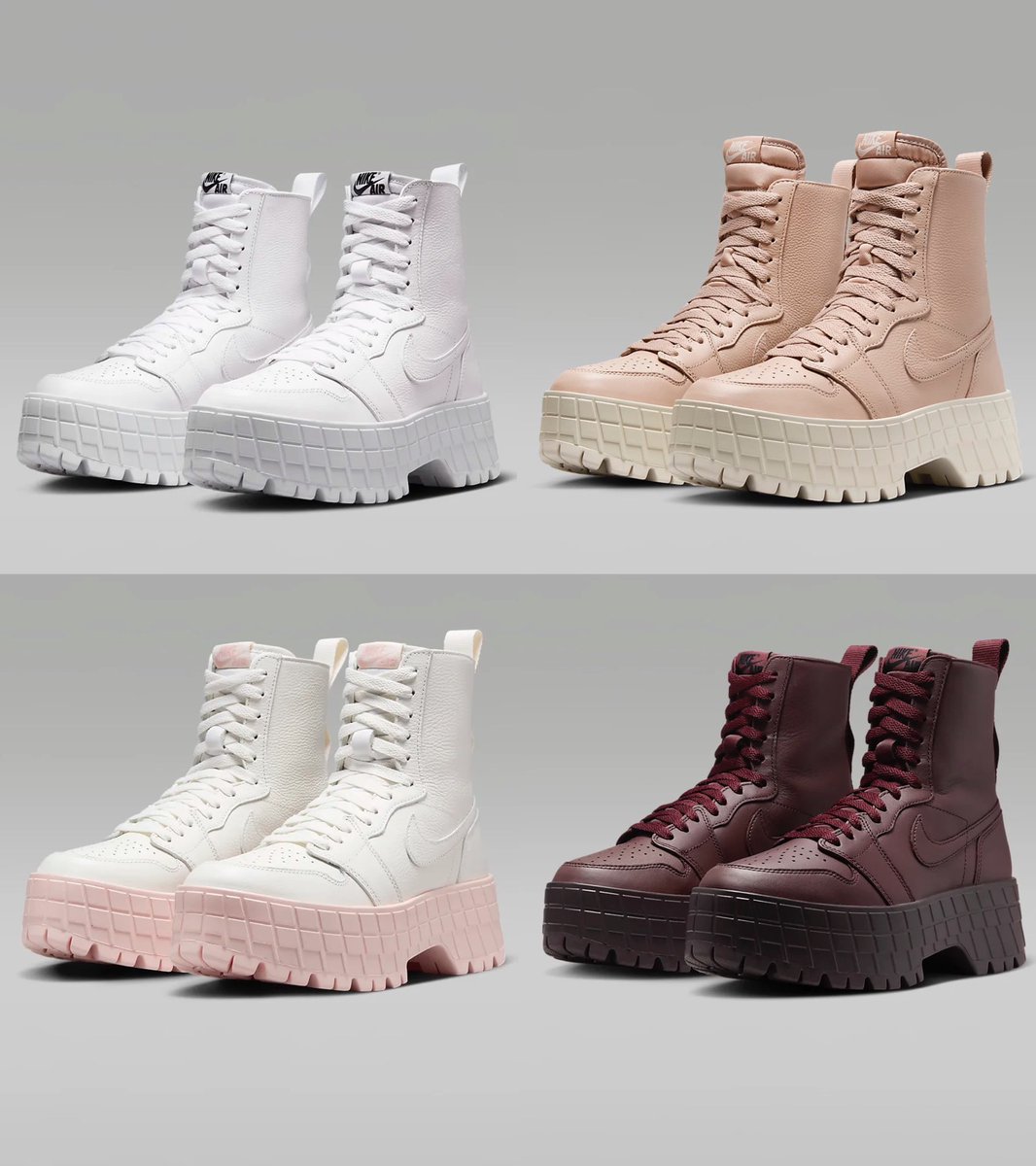 ma0226411's tweet photo. あれ⁉️
NIKEのこの厚底ブーツ相当かわいくない⁉️
かなり歩きやすいらしいし、これは買い‼️
ディズニーの時、これ履いていこ。
(公式ショップでホワイト売り切れてる😭) https://t.co/wdSfwNvDrc