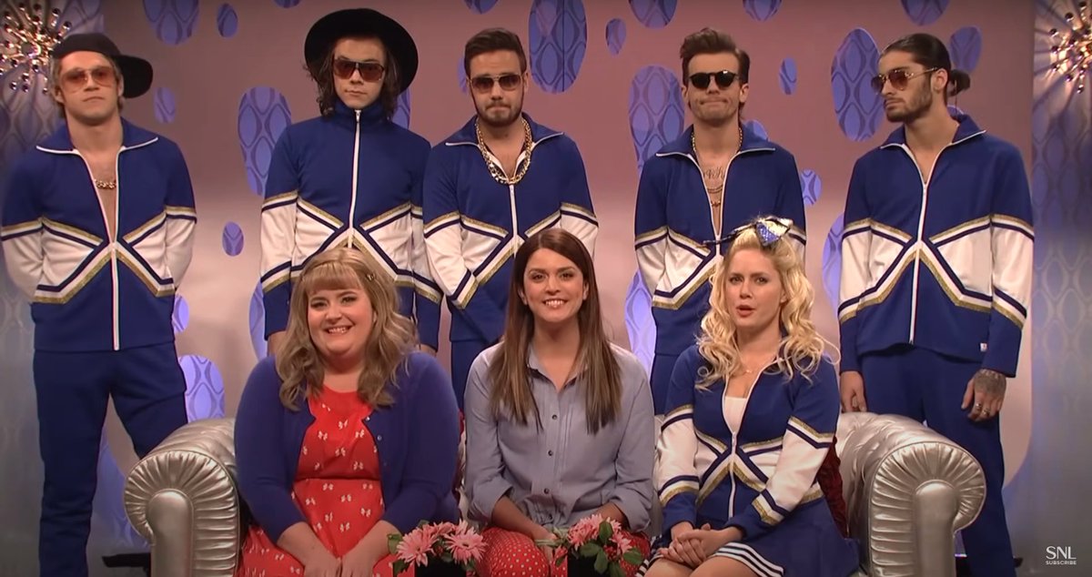 One Direction was an SNL musical guest 3 years in a row during their heyday with the members appearing in a few sketches so it seems odd to not do a Liam Payne tribute bumper tonight